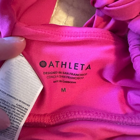 Athleta Magenta Bikini Top - Picture 4 of 5